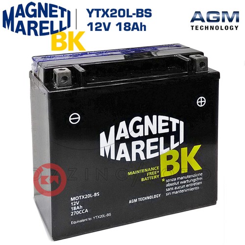 Marelli battery ytx20l - battery, ytx20l-bs
