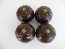 Talyor Rolph and co tyrolite size 5 bias 3 lawn bowls 1 set of 4