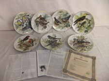 World Wildlife Fund SONG BIRDS OF EUROPE collector plates by Ursula Band 6D4C  #