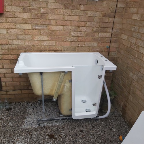 Disabled bath walk with - walk,
