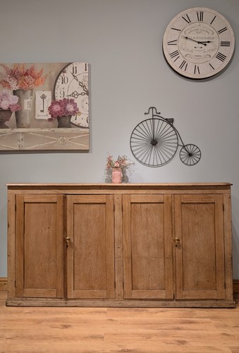 Antique pine lockable - antique, vintage