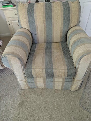 Multiyork blue cream armchair - multiyork, blue/cream