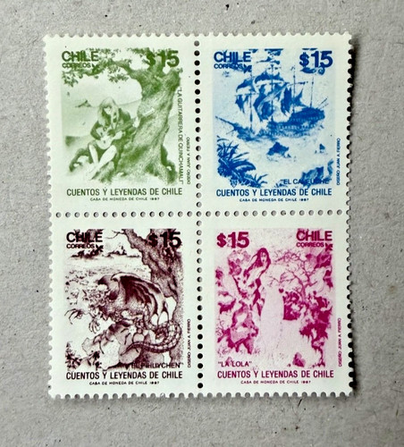 Chile block cuentos - block, y