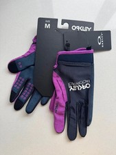 Oakley Factory Pilot MTB Gloves – Black & Purple (Hydrolix)