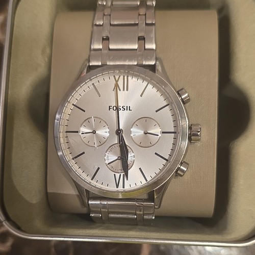 Fossil men silver stainless - fossil,