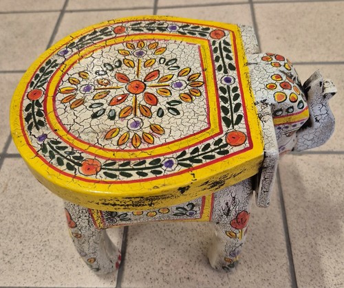 Elephant stand hand painted - stand,