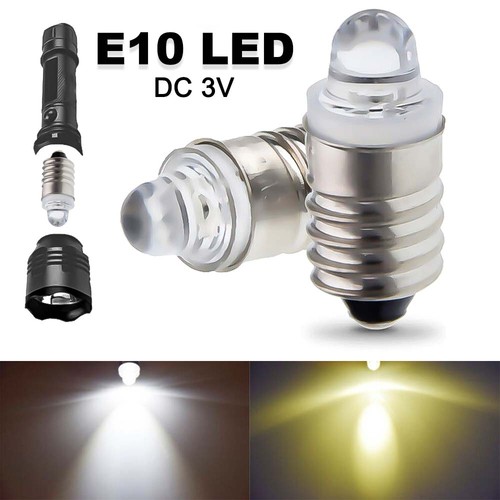Warm white e10 - dc, 3v
