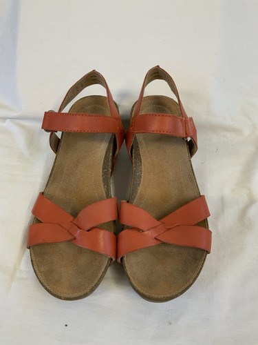 Clarks leather wedge - leather,