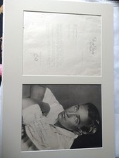 Early Bing Crosby Autograph On Photo And On A Letter