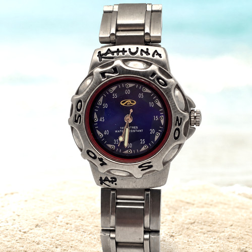 Kahuna blue dial stainless - kahuna,