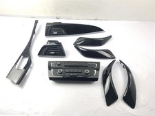 2011-2019 F20 BMW 1 SERIES PIANO BLACK AIR VENT DOOR CONSOLE TRIM SET 9286751