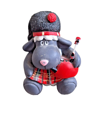 Scottish sheep with bagpipes - scottish,