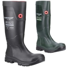 Mens Dunlop TerraPRO Purofort Safety Wellington Boots Work Waterproof S5 PPE Sz