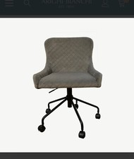 Arighi Bianchi Grey Velvet Ottowa Office Chair