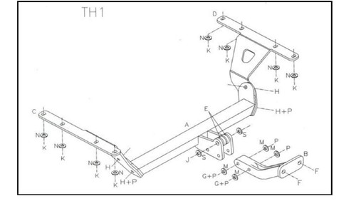 Honda crv towbar 2007 - crv, to