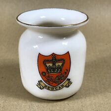 W.H.Goss Crested Ware China Highland Milk Crogan Redcar Borough of Redcar Goss