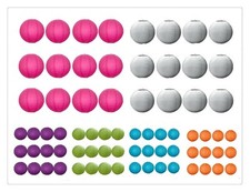 12PCs Paper Lantern Paper Lanterns Lampshade Birthday Wedding Christmas Party