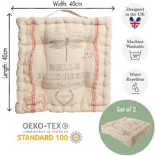 Set of 2 Large Garden Seat