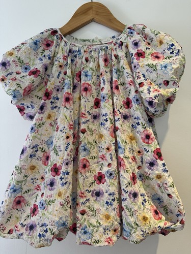 Next girls floral puff - next,