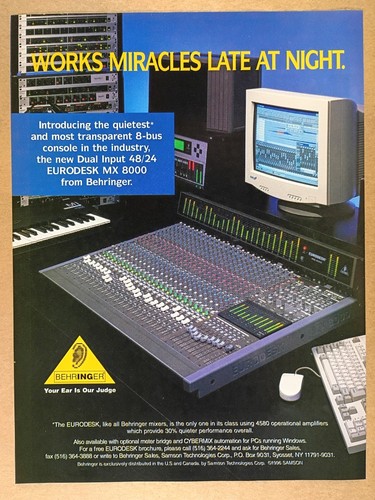 1997 behringer eurodesk - behringer, mx8000