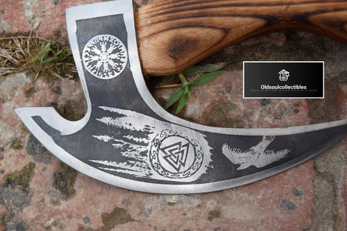 Axe pizza cutter - pizza, bearded