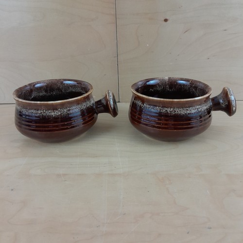 Stoneware soup bowls red - soup,