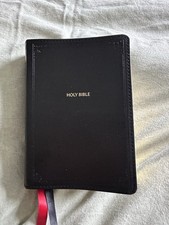 NKJV Bible Compact Leathersoft Black Red Letter Text Comfort Print