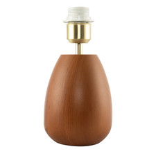 Chunky Wooden Table Lamp Base