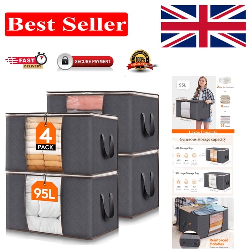 95l foldable clothes storage - 95l,
