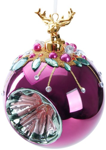 Christmas glass bauble tree - christmas,