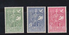 belgium 1953 Sc B544/6 set MNH ,$73.50 +   q2043