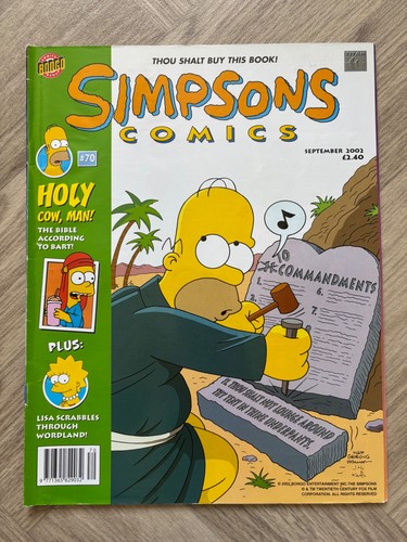 The simpsons comics - simpsons, uk