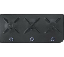 NEW HOOVER Ghisa HF9 90cm Wide Three Burner Gas-on-glass Gas Hob Black - COLLECT