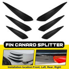 Car Front Bumper Spoiler Fins