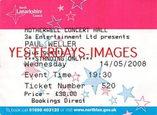 Paul Weller Used Ticket Stub
