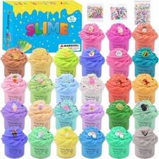 27 Pack Slime set, Fluffy