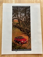 Vintage 1990's Vauxhall Astra GTE Convertible Original Advert Advertising