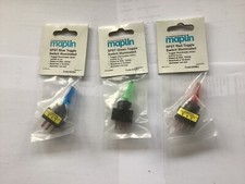 3 Maplin 12v toggle switches with lights