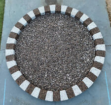 120 cm fire pit surround garden circle slab border edging path lawn tree ring