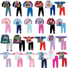Kids Pyjamas Character Pajama Set Disney Childrens PJs Girls Boys Nightwear