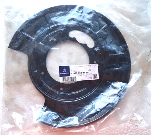 Rear left brake disc shield - left,