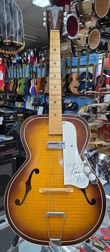 Vintage 50s kay archtop blonde - vintage,