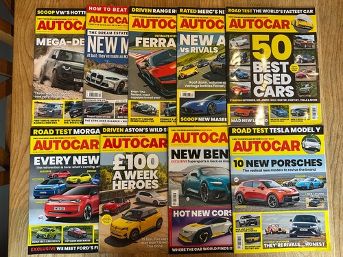 Autocar magazine bundle 9 - magazine,