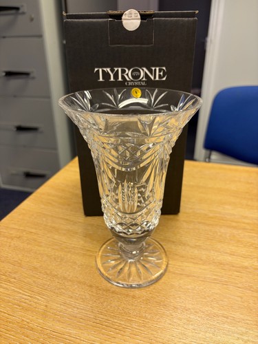 Tyrone crystal adare 8in - tyrone, vase