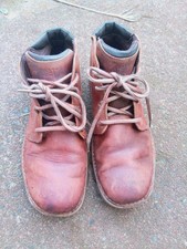 CAT Caterpillar Womens Leather Ankle Country Walking Working Boots