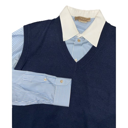 Gucci shirt men 5 blue - shirt, men's