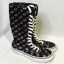 VANS Knee High Black Hello