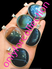 Banded Agate Gemstone Pendants