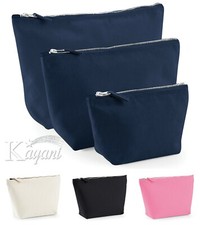 Make Up Bag CANVAS POUCH Wash Bag Birthday Present Gift Accessory Zip Up bag