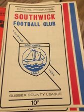 Southwick v Eastbourne Town 1979/80 SCL